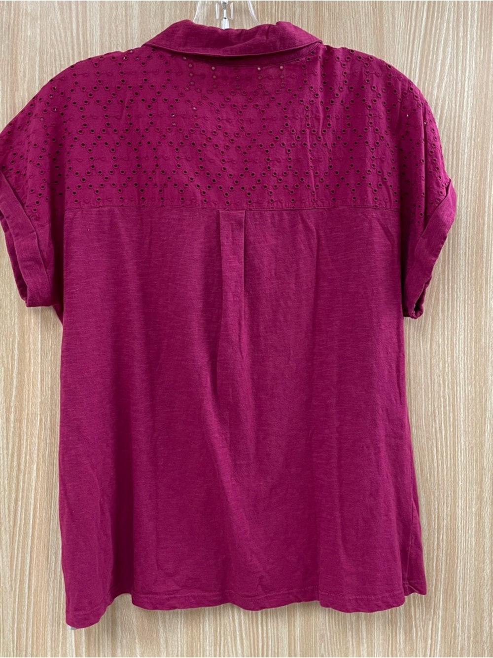 Fat Face Purple eyelet top size 8 - Picture 5 of 8
